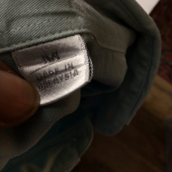 Halogen men’s mint green long sleeves button up shirt size medium 100%cotton - Picture 6 of 7